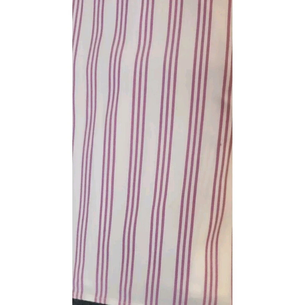 Thompson by J.Crew Wrinkle Free Dress Shirt‎ Men's Sz M Lilac Stripe Preppy